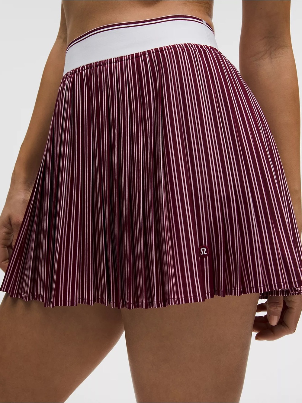 GUC Lululemon Women’s size Large Knife-Pleat High-Rise Tennis Skirt